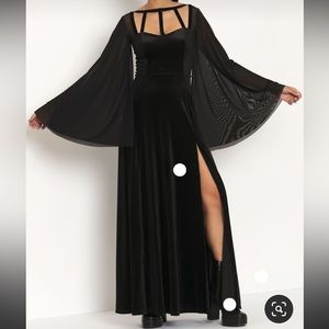Blackmilk sorceress strapped up maxi dress small